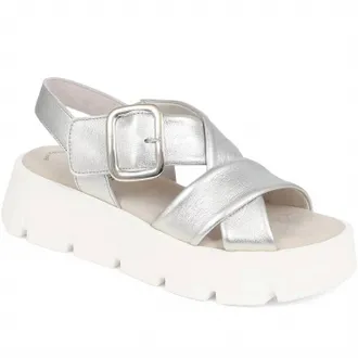 Gabor Womens Gina Sandals In Silver