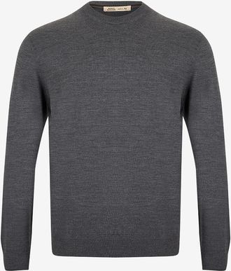 Maurizio Baldassari Pullover mit Rundhalsausschnitt aus Schurwolle und Kaschmir