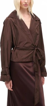 Staud Vale Jacket In Earth