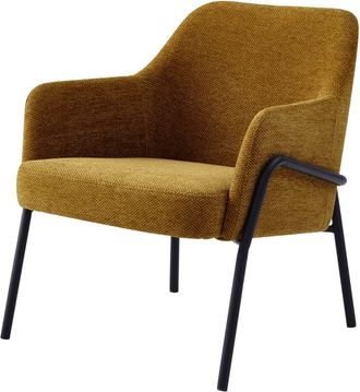 Moloo Sillón de tela Luxury Mostaza