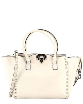 Valentino Rockstud Tote Rigid Leather Small (Authentic Pre-Loved)