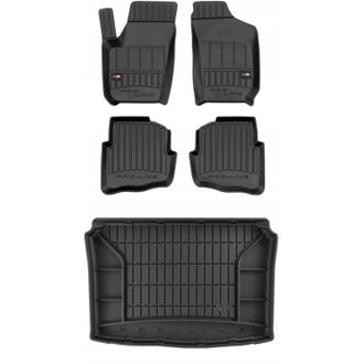 OEM Juego Alfombrillas De Goma 3d Skoda Fabia 1 Hb 1999-2007