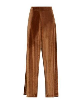 8 by YOOX VELVET HIGH-WAIST WIDE LEG PANTS