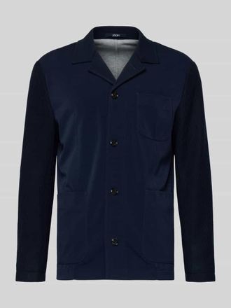 Joop Hemdjacke mit Knopfleiste Modell Hotcat in Marine, Gr&ouml;&szlig;e 48