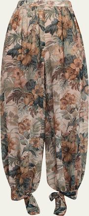Kobi Halperin Phoebe Floral-Print Balloon Pants