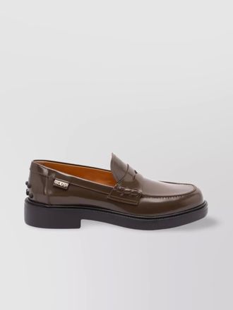 Tod's leather penny loafers