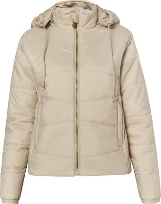 Faina licht gewatteerd jack Dames lichtbeige