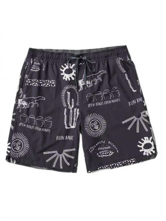 Roark Mens Serrano 2.0 Shorts In Black Print
