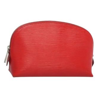 Louis Vuitton Pre-owned Epi Leather Pouch - Dames - Pre-owned - Rood - Maat: ONE Size Leer
