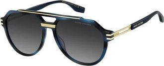 Marc Jacobs Pilotenzonnebril - Heren - Zonnebrillen - Blauw - 57 MM - Accessoires