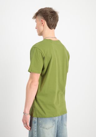 Alpha Industries T-Shirt ALPHA INDUSTRIES Flying Buzz SL T-Shirt, Herren, Gr. XXL, gr&uuml;n (moss gr&uuml;n), Obermaterial: 100% Baumwolle, Shirts T-Shirt