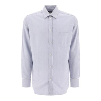 Golden Goose Camicia a righe Alvise - - Shirts - Uomo - Blu - M
