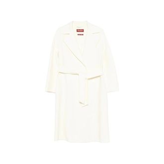 Max Mara Dames, Mantels, Beige, Maat: 2XS Zijde