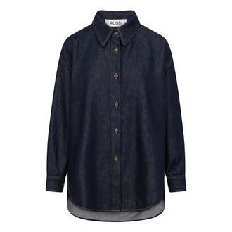 Rossi Camicia in Denim - - Blouses & Shirts - Donna - Blu - S
