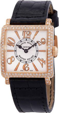 Franck Muller Master Square Quartz Diamond Ladies Watch 6002 S QZ 6/6 D REL