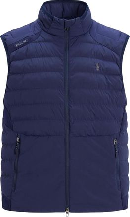 Ralph Lauren Gilet con ricamo logo - Blu