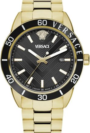 Versace Watches - Heren - Horloges - Geel - ONE Size - Accessoires