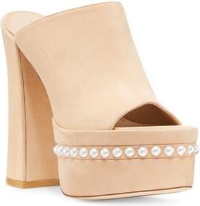 Stuart Weitzman Skyhigh Platform Sandal in Adobe at Nordstrom Rack, Size 7.5