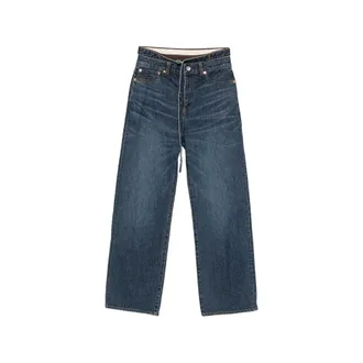 sacai Belted Layered-waist Jeans