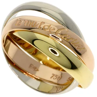 Cartier Yellow Gold (18K) Pink Gold (18K) White Gold (18K) Band Ring (Pre-Owned)