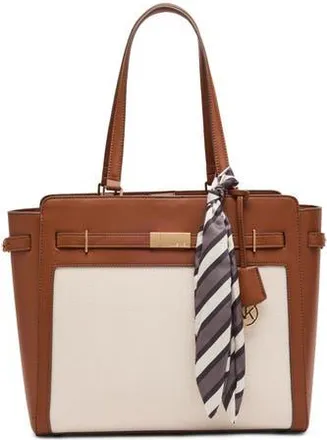 Anne Klein Top Handle Tote Bag in Hazelnut at Nordstrom Rack