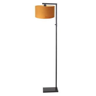 Steinhauer L&aacute;mpara De Pie - Stang - Negro - Metal Velours - Steinhauer