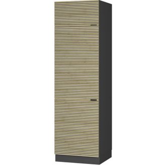 Vicco Armario Para Frigor&iacute;fico Empotrado Fame-line, Panel De Roble, 60 Cm