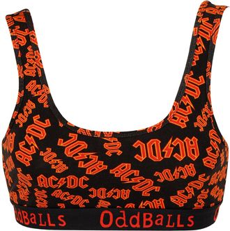 Oddballs | Womens Bralette | 1 Pack | Womens Underwear | Sports Bras | Everyday Low Back Bra | Seamless & Wireless | ACDC | 3XL-Large