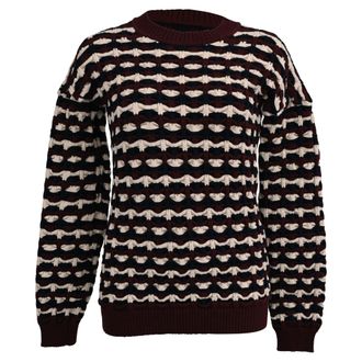 Victoria Beckham Victoria Victoria Beckham Geometric Oversized Sweater in Multicolor Viscose