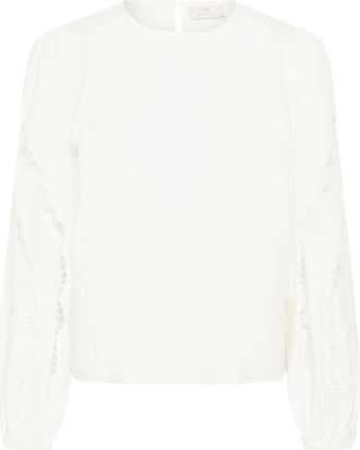 Kaffe Camicetta KAroxy - - Blouses & Shirts - Donna - Bianco - L