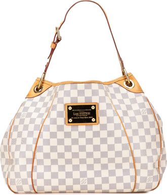 Louis Vuitton Pre-owned Womens Galliera Pm Shoulder Bag - Light Grey Textile - One Size