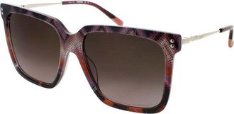 Missoni Ladies Brown Rectangular Sunglasses MIS0107S0S68HA