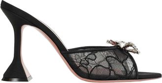 Amina Muaddi Rosie Lace Slipper 95 Mules