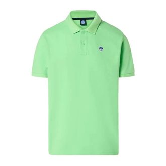 North Sails Polo Shirts, male, Green, Size: 2XL Polo maglia