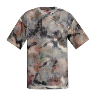 Diesel T-Shirts, male, Gray, Size: 2XL T-Boxt-V7 T-Shirt