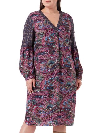 Samoon Womens 180007-21016 Dress, Gooseberry Patterned, 18