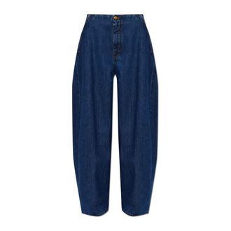 Jil Sander Loose-fit Jeans, female, Blue, Size: M Wide-leg Jeans