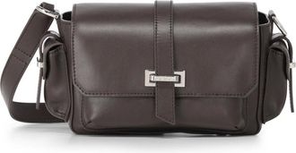 Hogan Tassen, Dames, Bruin, ONE Size, Leer, Compacte Flap Tas met Tijdloze Elegantie