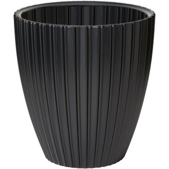 OEM Maceta - Garden Id - Elegante - 40 X 42 Cm - Para Jard&iacute;n, Balcones O Interiores - Negro