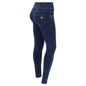 Freddy Pantaloni N.O.W. skinny a vita alta in jersey denim