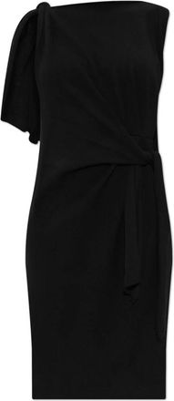 Moschino Wollen jurk - Dames - Korte kleedjes - Zwart - S - Wol - Kleedjes