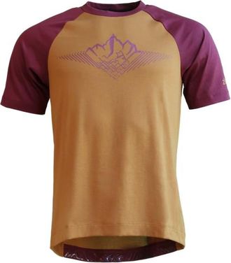Zimtstern Pureflowz Shirt S/S Velotrikot f&uuml;r Herren | braun