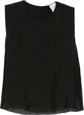 Forte_Forte Top smanicato girocollo - Nero