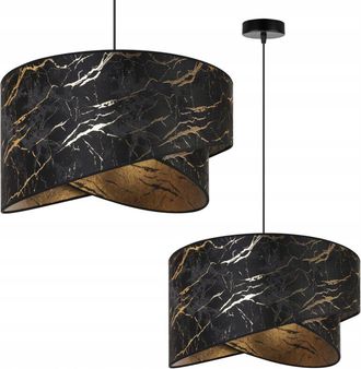 OEM L&aacute;mpara De Techo Colgante, Pantalla De M&aacute;rmol Dorado
