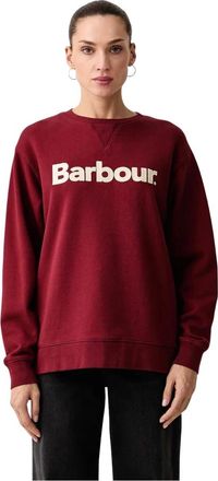 Barbour Felpa Girocollo Hartland - - Sweatshirts & Hoodies - Donna - Rosso - S