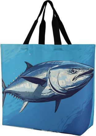 Generic Colorful Tuna Carry Bag Portable Handbag Eco Friendly Handbags For Beach Work College