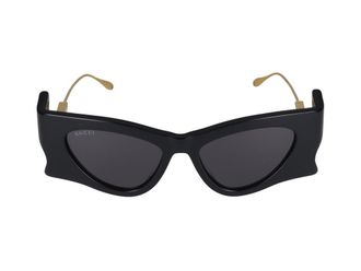 Gucci Sonnenbrille Gucci GG1328 S 001 Schwarzes Goldgrau /17 /145