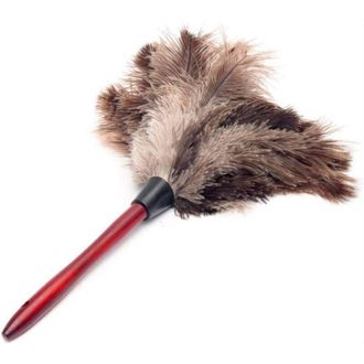 OEM Cepillo De Limpieza Antiest&aacute;tico De Plumas De Avestruz, Mini Plumero Multiusos Para El Hogar, Limpiador De Interiores Y Exteriores Para Persianas, Tec