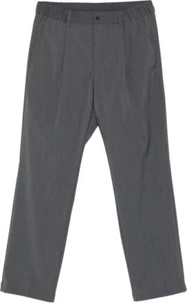 Herno Tech-Merino Broeken - Heren - Straight fit broeken - Grijs - L - Wol - Broeken