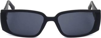 Guess Smoke Rectangular Mens Sunglasses GF5127 02A 65